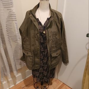 Tucker Silk Tree Print Dress